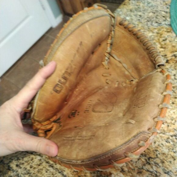 Baseball Glove Mizuno Franchise Model C001 Pro Scoop Catchers Mitt Power Lock - Picture 1 of 10